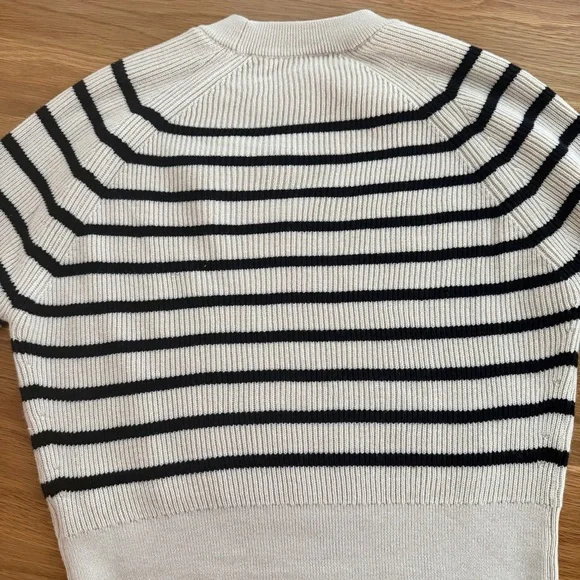 Sezane Sami Jumper Natural / Navy Size Small - Picture 6 of 6